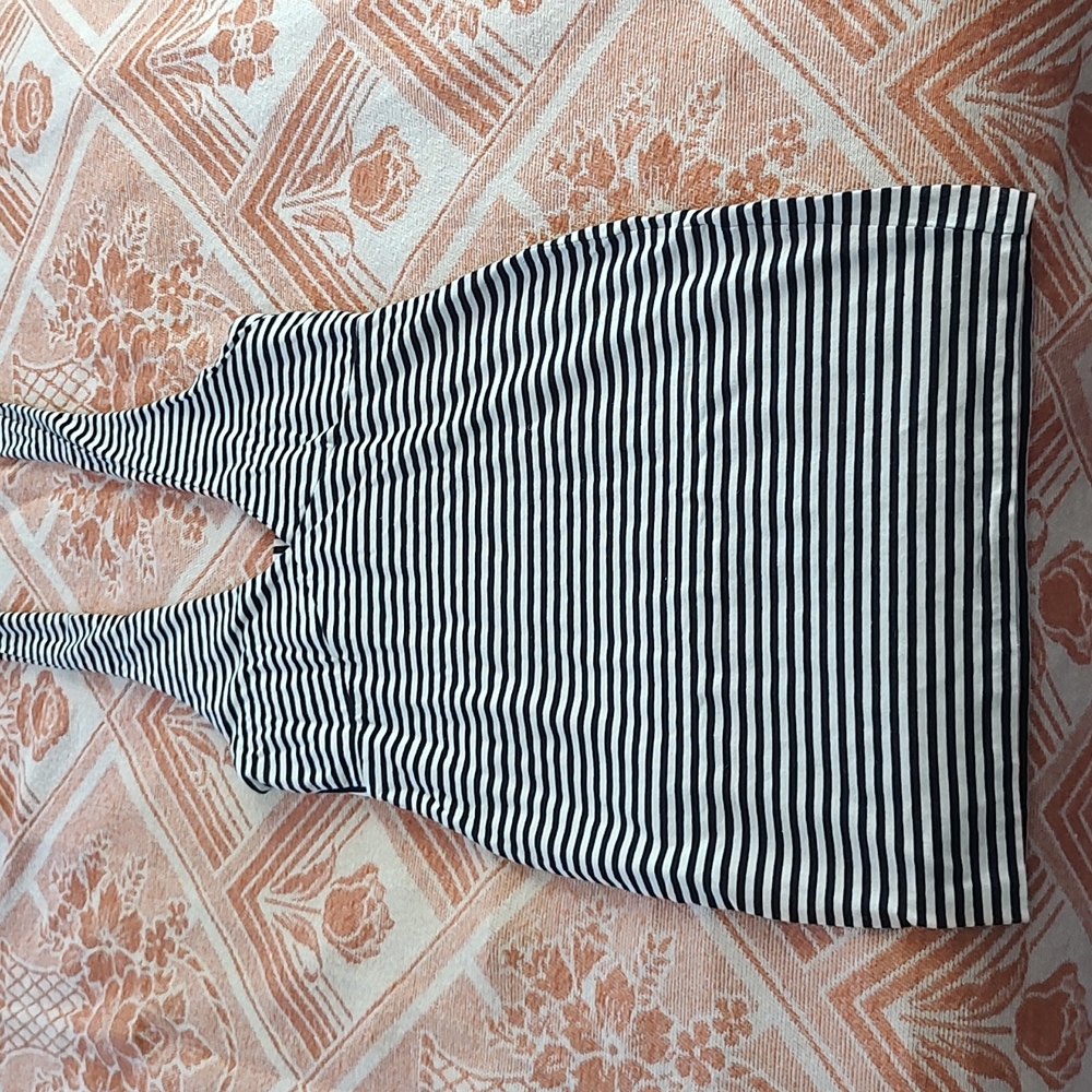Halter Bodycon Mini Striped Stretch Dress